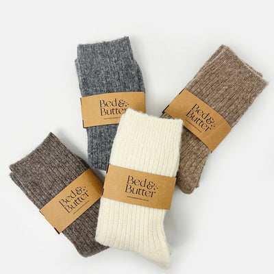 Comfy Knit Socks - Grey