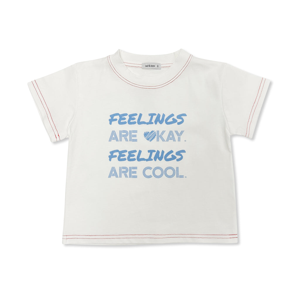 Feelings Are Okay T-Shirt - White