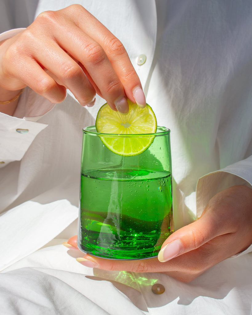 Wine Glasses - Green