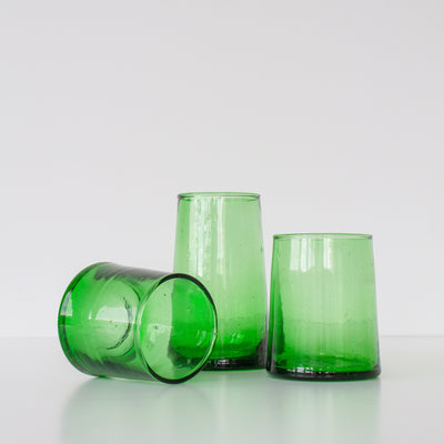Wine Glasses - Green