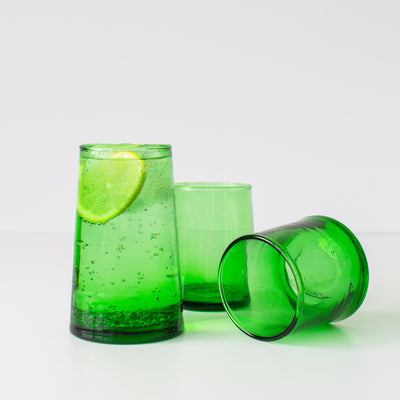 Wine Glasses - Green