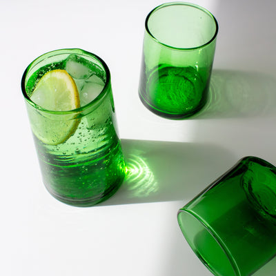 Wine Glasses - Green