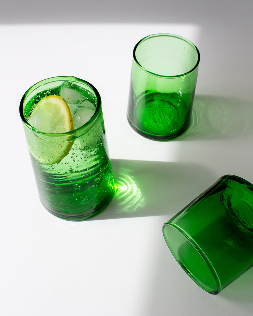 Wine Glasses - Green