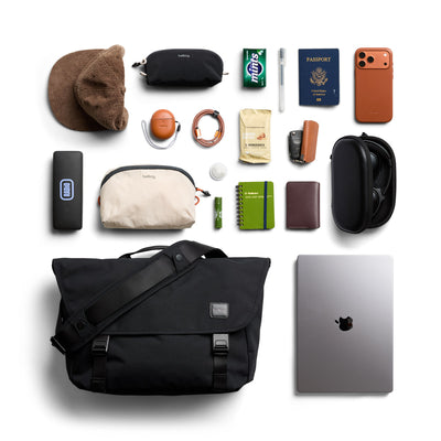 Classic Messenger Bag - Black