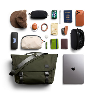 Classic Messenger Bag - Olive