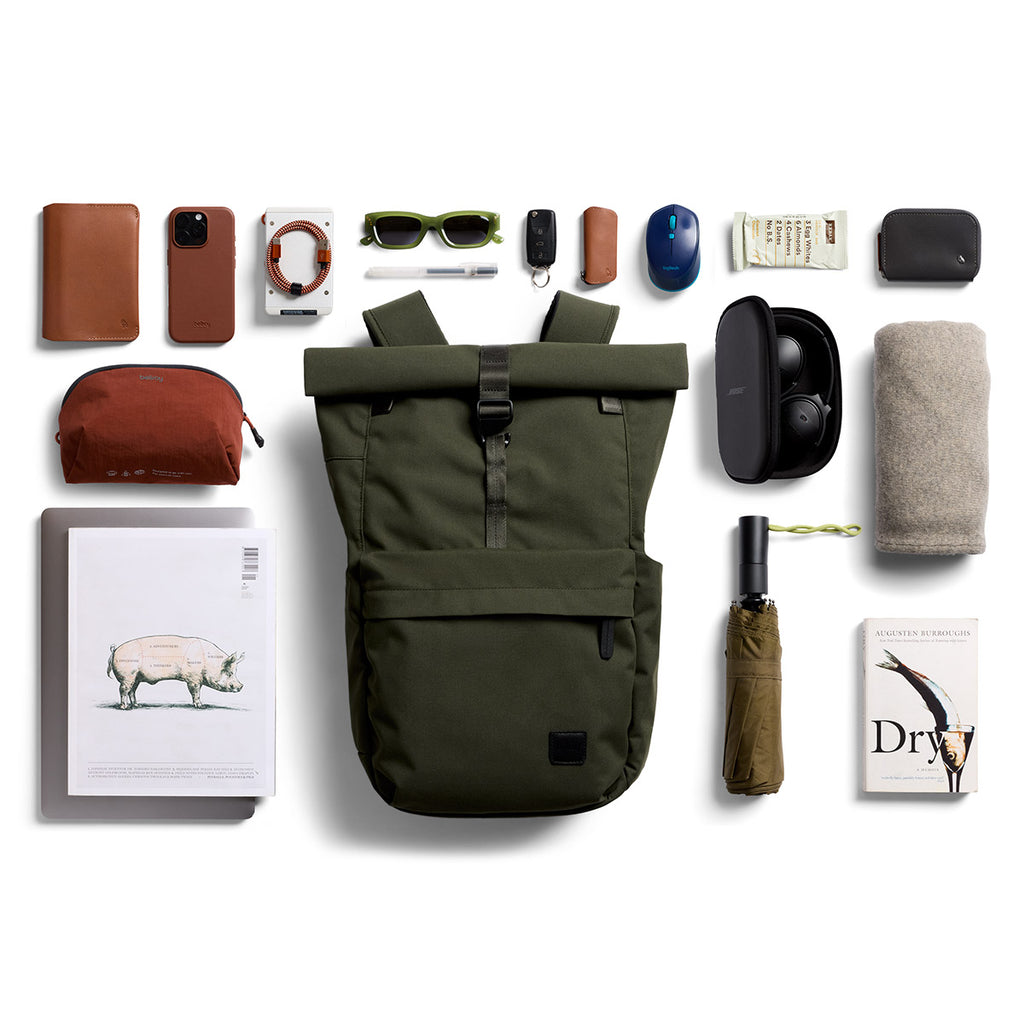 Classic Rolltop Backpack - Olive