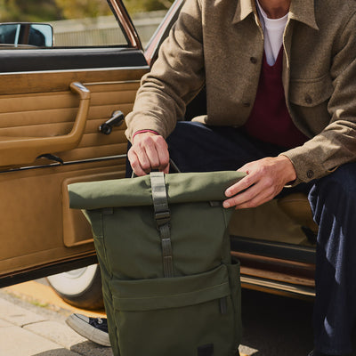 Classic Rolltop Backpack - Olive