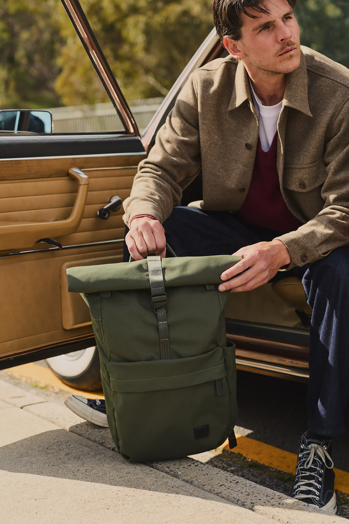 Classic Rolltop Backpack - Olive