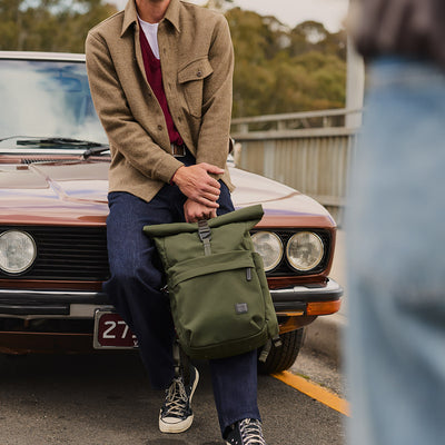 Classic Rolltop Backpack - Olive