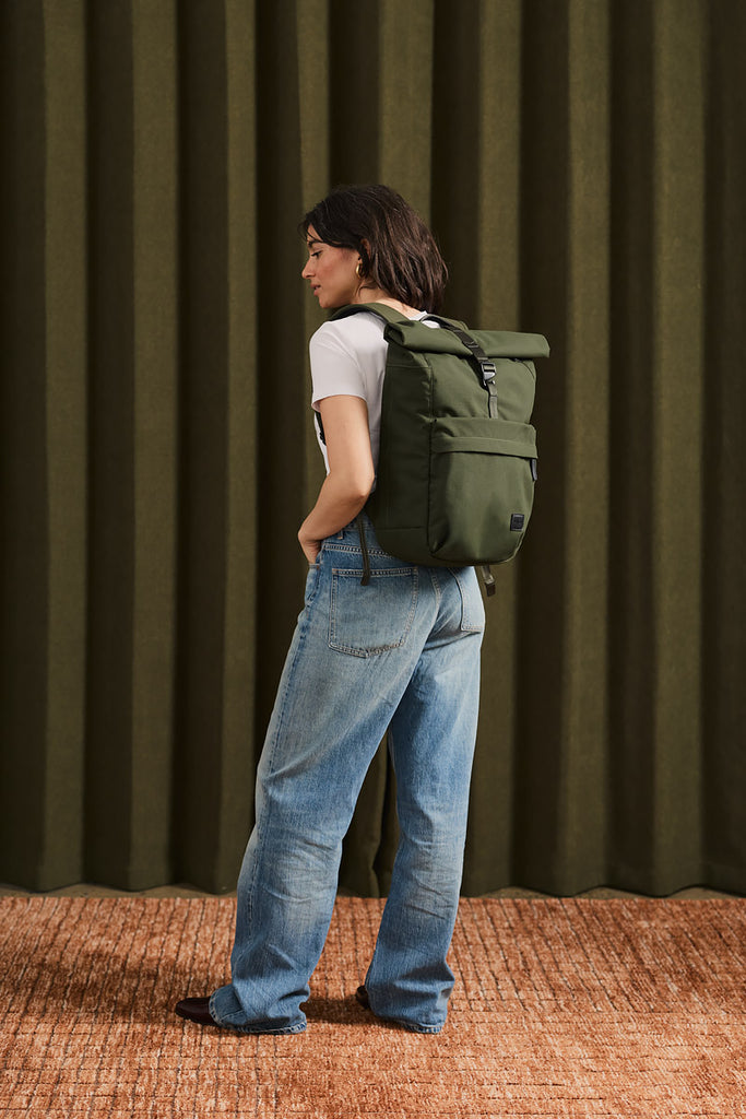 Classic Rolltop Backpack - Olive