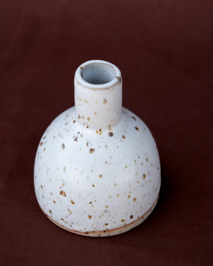 Tall Neck Bud Speckle Vase