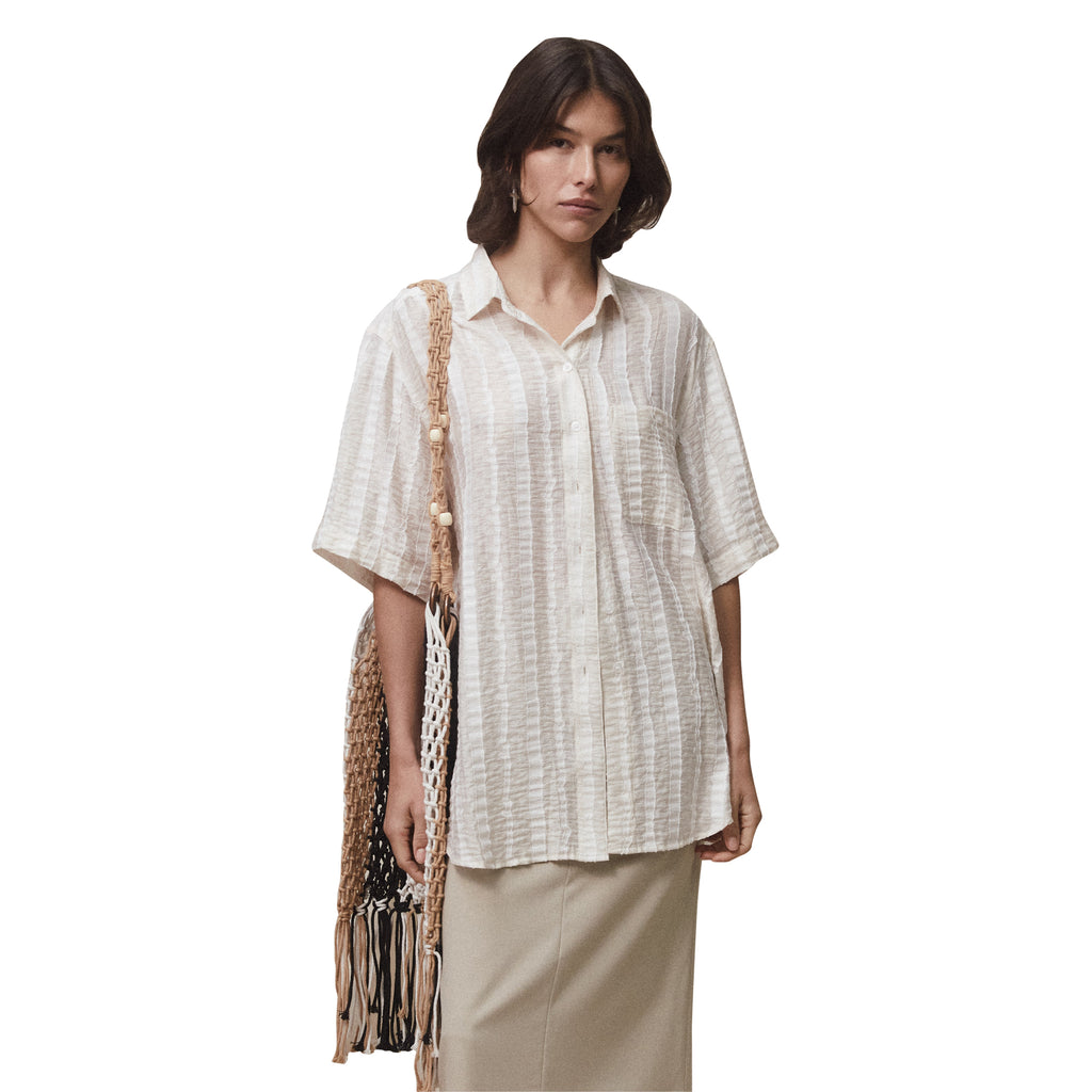 Micola Short Sleeve Shirt - White