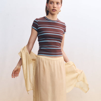 Aerin Baby Tee - Brown