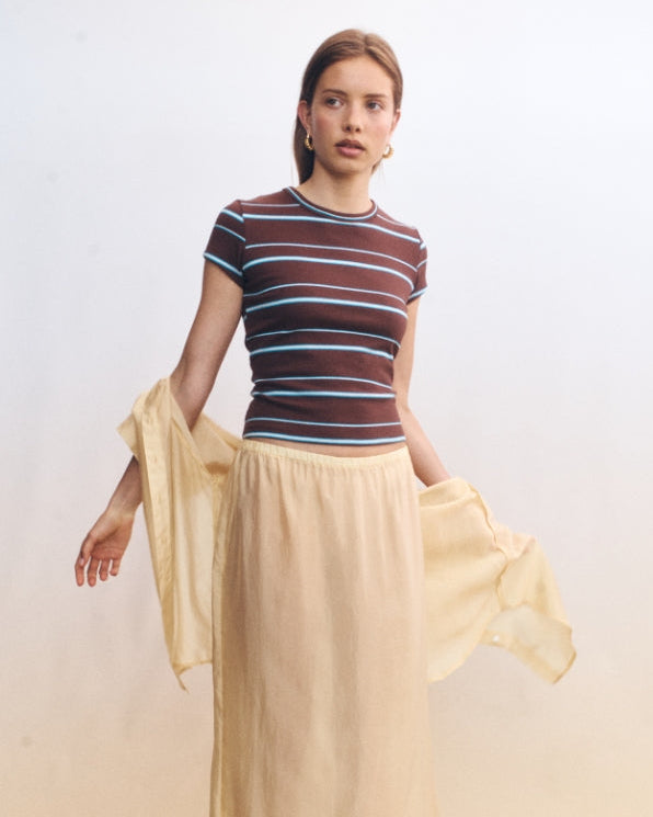 Aerin Baby Tee - Brown