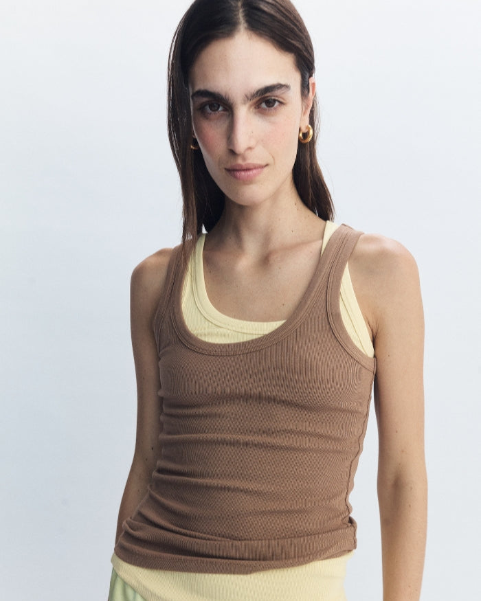 Antonia Tank - Coffee