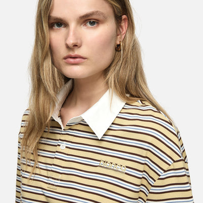 Ellie Polo Top - Cream