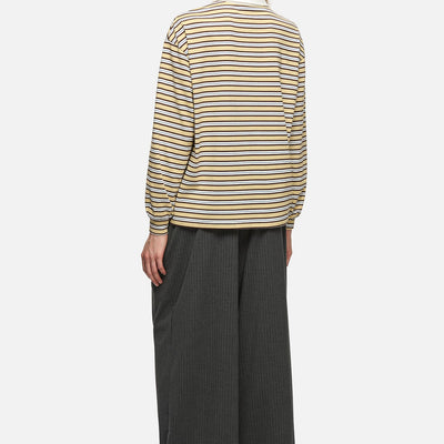 Ellie Polo Top - Cream