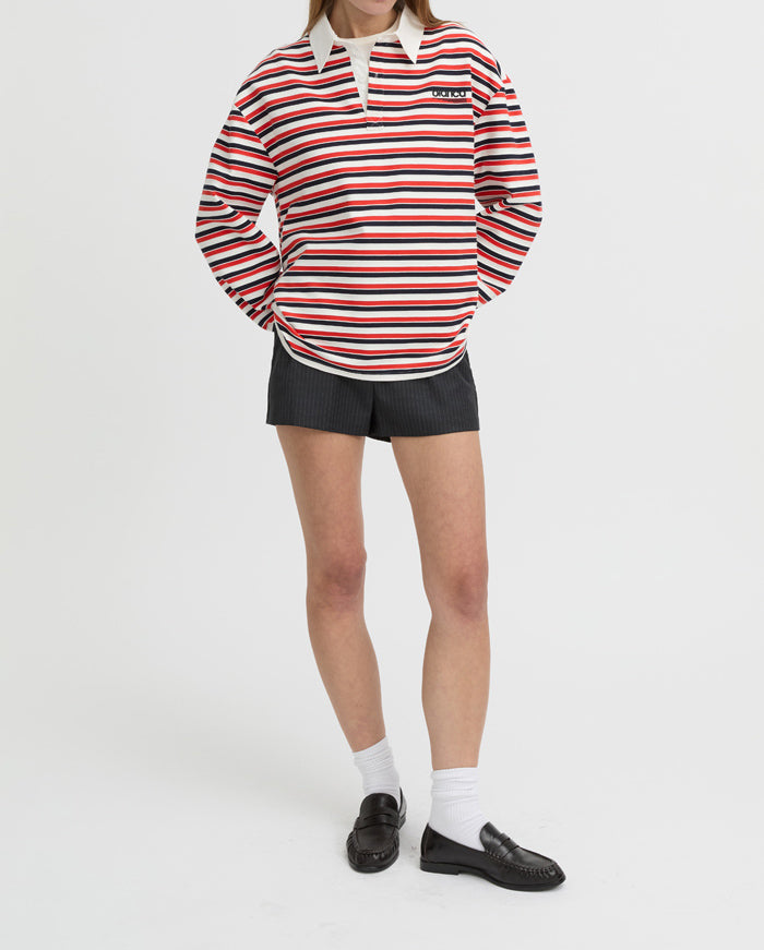 Ellie Polo Top - Red