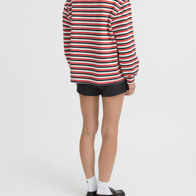 Ellie Polo Top - Red