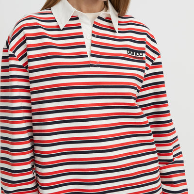 Ellie Polo Top - Red