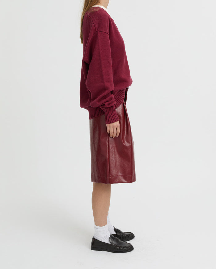 Elowen Sweater - Burgundy