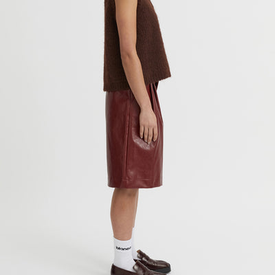 Isolde Vest - Red & Chocolate