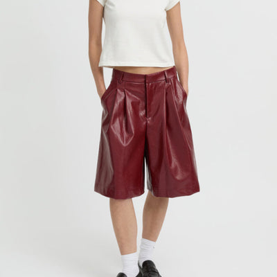 Kaia Shorts - Burgundy
