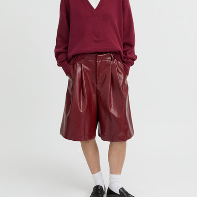 Kaia Shorts - Burgundy