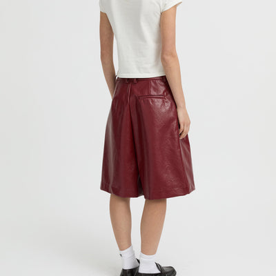 Kaia Shorts - Burgundy