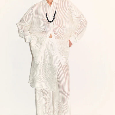 Mecah Sheer Shirt - Cream