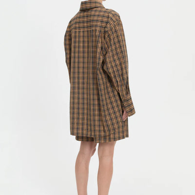 Pascale Shirt - Brown Plaid