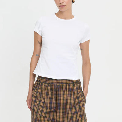 Pascale Shorts - Brown Plaid