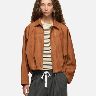 Rita Bomber Jacket - Tan