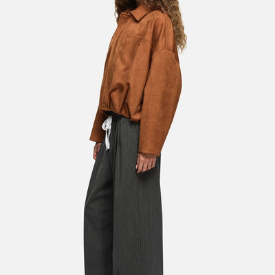 Rita Bomber Jacket - Tan