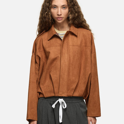 Rita Bomber Jacket - Tan