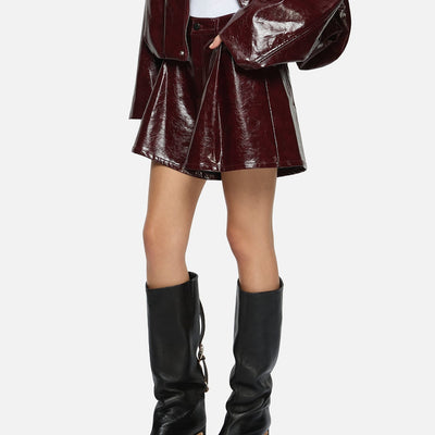 Rita Shorts - Burgundy