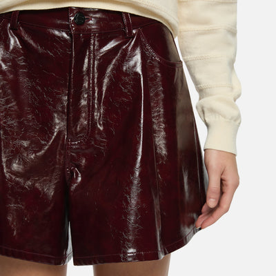 Rita Shorts - Burgundy