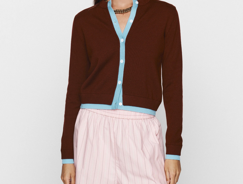 Roy Wool Cardigan - Brown