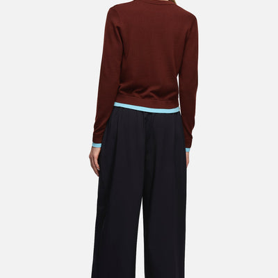 Roy Wool Cardigan - Brown