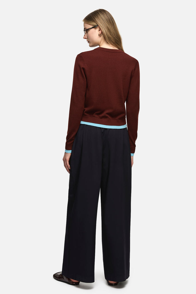 Roy Wool Cardigan - Brown