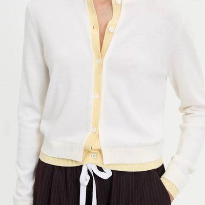 Roy Wool Cardigan - Butter