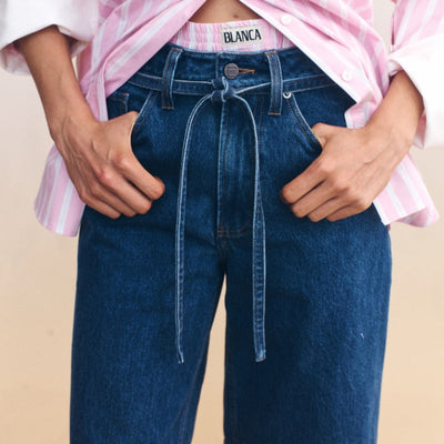 Tamsin Denim Tie Shorts