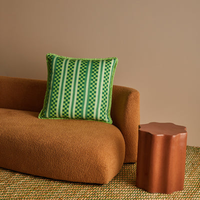 Marco Tile Cushion Cover - Green