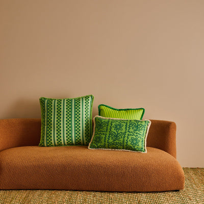 Marco Tile Cushion Cover - Green