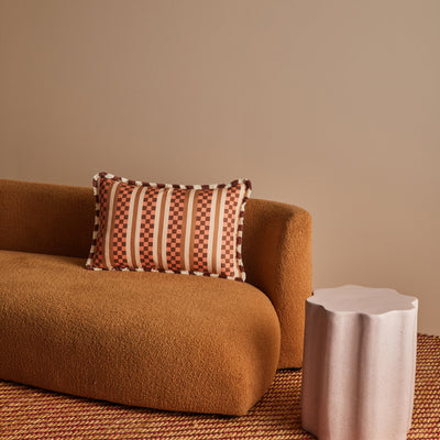 Marco Tile Cushion Cover - Terracotta