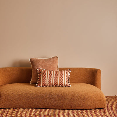 Marco Tile Cushion Cover - Terracotta