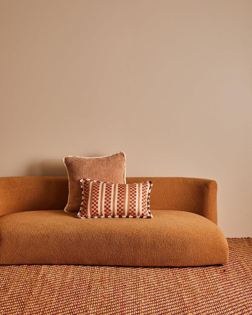 Marco Tile Cushion Cover - Terracotta