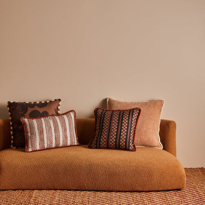 Mini Wave Cushion Cover - Cocoa