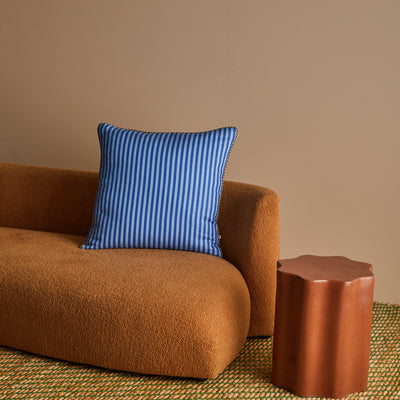Stripe Cushion Cover - Blue