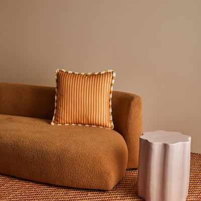 Stripe Cushion Cover - Nutmeg